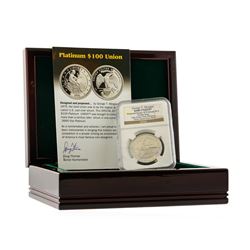 1876 $100 George T. Morgan Platinum Coin NGC Ultra Cameo Gem Proof