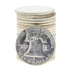 Image 2 : Roll of (20) 1963 Brilliant Uncirculated Franklin Half Dollar Coins