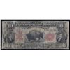 Image 1 : 1901 $10 Bison Legal Tender U.S. Currency Note