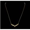 Image 1 : 10KT and 14KT Yellow Gold 0.50ctw Diamond Necklace