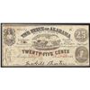 Image 1 : 1863 Twenty-Five Cents The State of Alabama Obsolete Note