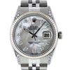 Image 1 : Rolex Mens Stainless Steel 1.00ctw Diamond Datejust Wristwatch