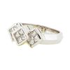 Image 1 : 14KT White Gold 0.70ctw Diamond Ring