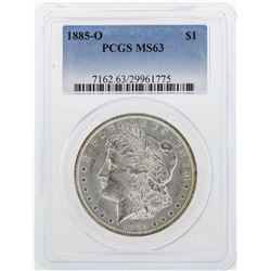 1885-O $1 Morgan Silver Dollar Coin PCGS MS63