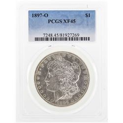 1897-O $1 Morgan Silver Dollar Coin PCGS XF45