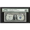 Image 1 : 1935 $1 Silver Certificate Note PMG 65EPQ
