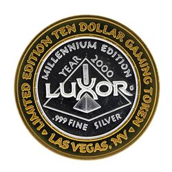 .999 Fine Silver The Luxor Las Vegas, Nevada $10 Casino Limted Edition Gaming To