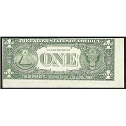 1988A $1 Federal Reserve Note ERROR Faulty Alignment