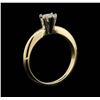 Image 4 : 14KT Two Tone Gold 0.25ct Diamond Ring