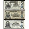 Image 1 : Lot of (3) Large Size Pennsylvania National Bank Notes
