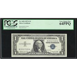 1957A $1 Silver Certificate Note PCGS Very Choice New 64PPQ