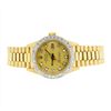 Image 1 : Rolex Ladies President 18KT Yellow Gold 0.65ctw Diamond Datejust Wristwatch