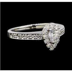 14KT White Gold 0.50ctw Diamond Ring