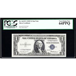 1935F $1 Silver Certificate STAR Note PCGS Very Choice New 64PPQ