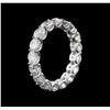 Image 1 : 3.41 ctw Diamond Ring - 14KT White Gold