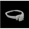 Image 1 : 1.20 ctw Diamond Ring - 18KT White Gold