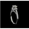 Image 4 : 1.20 ctw Diamond Ring - 18KT White Gold