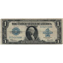 1923 $1 VGF Silver Certificate Currency