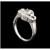 Image 1 : 14KT White Gold 1.72 ctw Diamond Ring