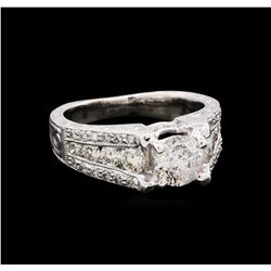 1.87 ctw Diamond Ring - 18KT White Gold