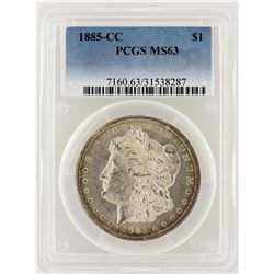 1885-CC PCGS MS63 Morgan Silver Dollar