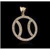 Image 1 : 14KT Yellow Gold 1.07 ctw Diamond Pendant