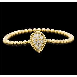 0.62 ctw Diamond Bracelet - 14KT Yellow Gold