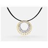 Image 1 : Diamond Pendant - 14KT Yellow Gold