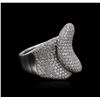 Image 1 : 14KT White Gold 1.32 ctw Diamond Ring