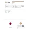 Image 6 : GIA Cert 8.62 ctw Ruby and Diamond Ring - 14KT White Gold