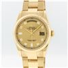 Image 1 : Rolex 18K Gold President Diamond DayDate Men's Watch