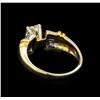 Image 3 : GIA Cert 1.26 ctw Diamond Ring - 18KT Two-Tone Gold