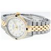 Image 8 : Rolex Two Tone Sapphire and Diamond DateJust Men's Watch