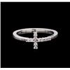 Image 2 : 0.25 ctw Diamond Ring - 14KT White Gold