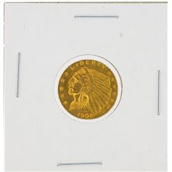 1908 $2.50 BU Indian Head Quarter Eagle Gold Coin