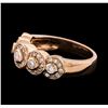 Image 1 : 0.60 ctw Diamond Ring - 14KT Rose Gold