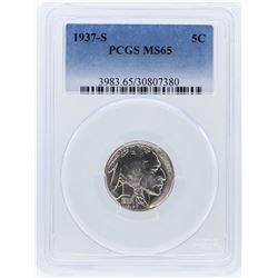 1937-S PCGS MS65 Buffalo Nickel