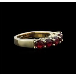 3.48 ctw Ruby Ring - 14KT Yellow Gold