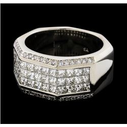 3.50 ctw Diamond Ring - 14KT White Gold