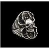 Classic Sterling Silver Skull Ring