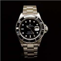 Rolex Stainless Steel Submariner 40mm D Serial Men's Wristwatch