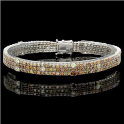 18k White Gold 8.50ct Diamond Bracelet