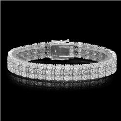 18K Gold 16.95ct Diamond Bracelet