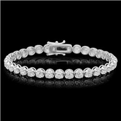 18K Gold 8.67ct Diamond Bracelet