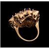 Image 3 : 14KT Rose Gold 10.37 ctw Sapphire Ring