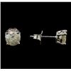 Image 2 : 14KT White Gold 1.16 ctw Diamond Stud Earrings