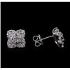 Image 2 : 1.68 ctw Diamond Earrings - 14KT White Gold