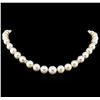 Image 1 : South Sea Cultured Pearl and Diamond Necklace