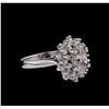 Image 1 : 1.63 ctw Diamond Ring - 14KT White Gold