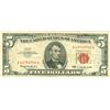 Image 1 : 1963 $5 VG/XF Red Seal Note